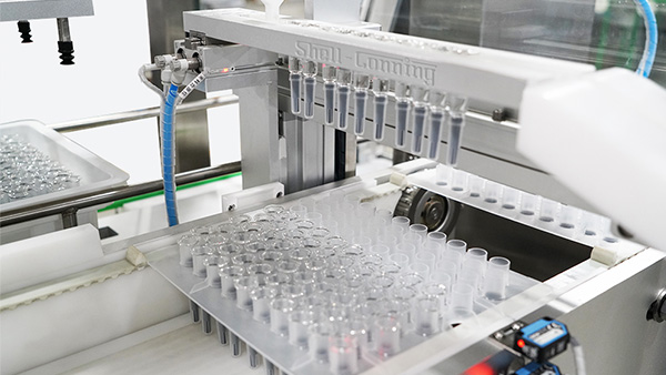 華北製藥金坦生物-賽（sài）康尼旋杆貼標機應用案例